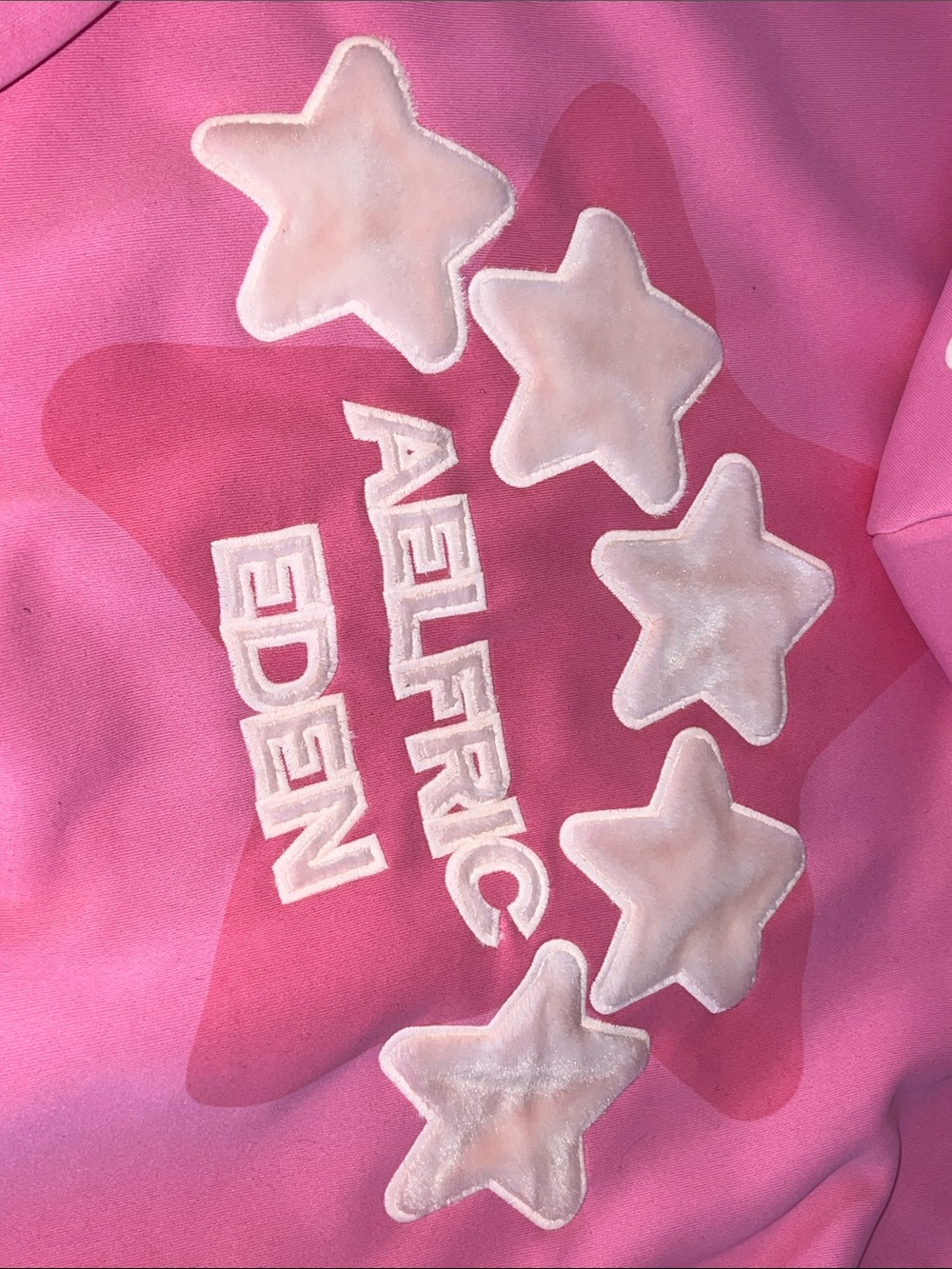 Aelfric Eden Pink Star Logo Pullover Hoodie - Picture 4 of 6